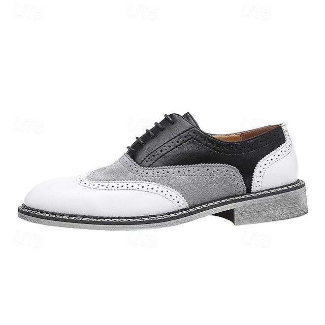 Spectator Wingtip Gatsby-Inspired Shoes Men's Oxford in