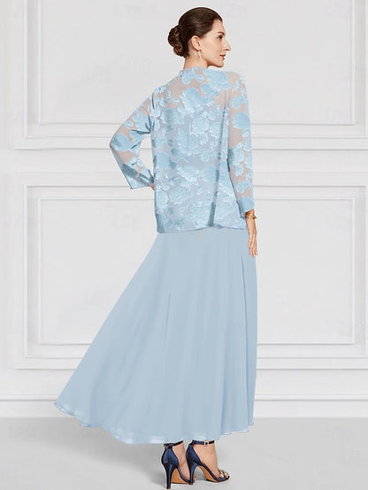 Out of SkyBurnt Mother Floral Two Lace Piece the A-Line Bride