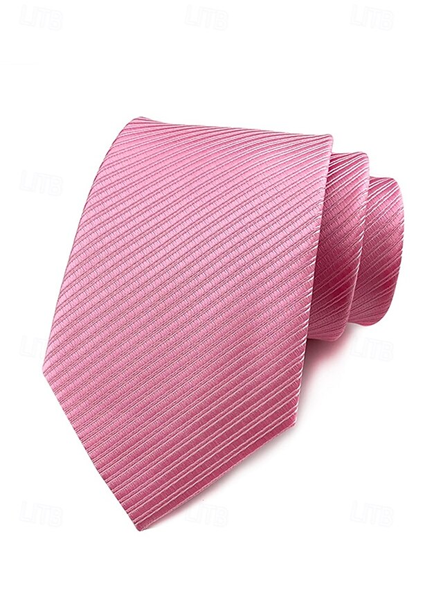 satin Men's tie striped