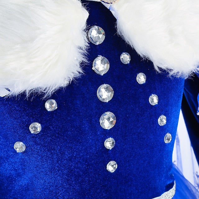 Elsa Flower Party Frozen Dress Theme Fairytale Girl Princess