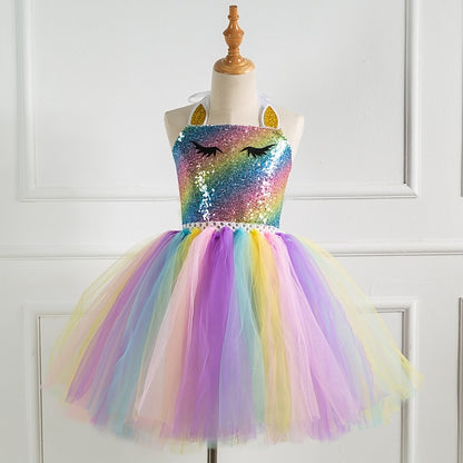 Dress New Vacation Cosplay Unicorn Movie Girls'