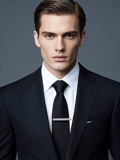 Clip Available Men's Colors 7 Tie - Metal Classic