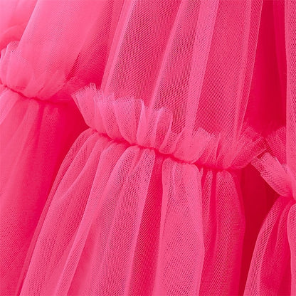 Girls' Sleeveless Performance Solid Dress Party Color Kids