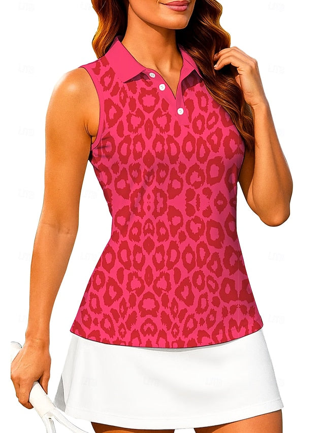 Women's Animal Leopard Color Block Abstract Art Workout