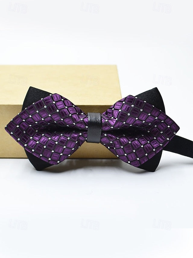 with Men's Tie Christmas Pattern Bow Geometric