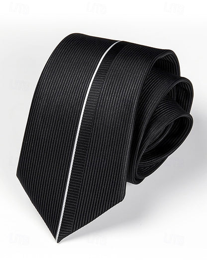 Narrow - 6cm Tie Pattern Positioning Stripe Men's