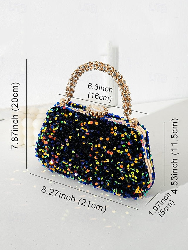Evening Vintage Sequin Women's Embellished Clutch – Bag
