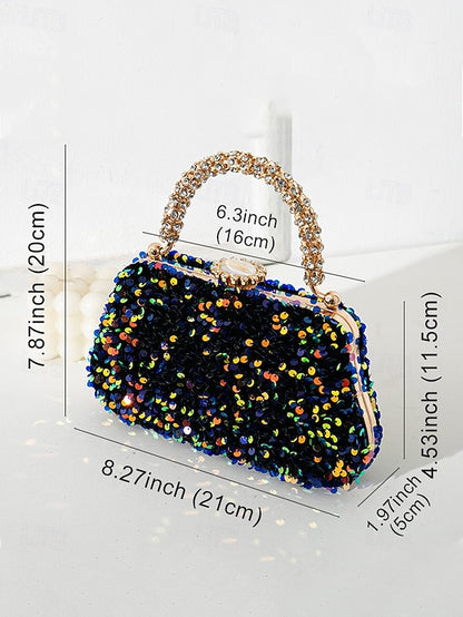 Evening Vintage Sequin Women's Embellished Clutch – Bag