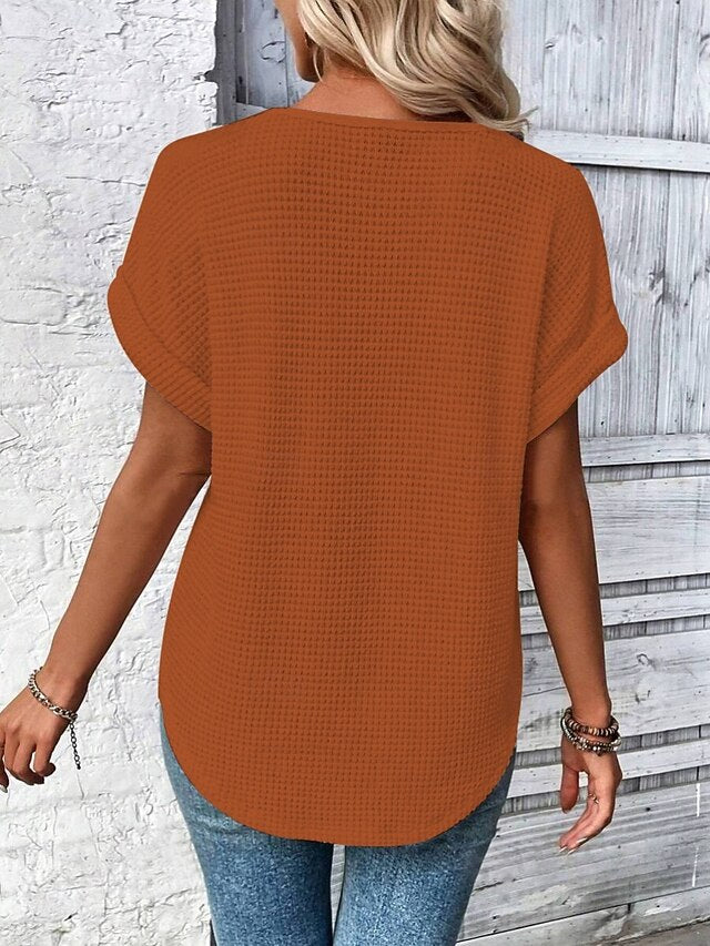 Women's Shirt Blouse Lace Tops Lace Plain Stylish Classic