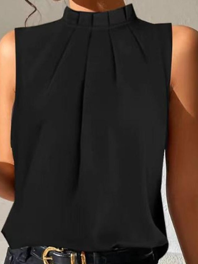 Women's Camisole Tank Top Basic Sleeveless Regular Tops