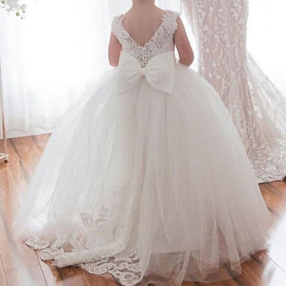 First Girls' Communion Girl Dress Flower Party