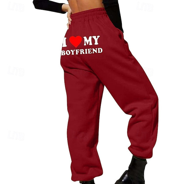 Women's Sweatpants Chinos Vacation Streetwear Casual Full