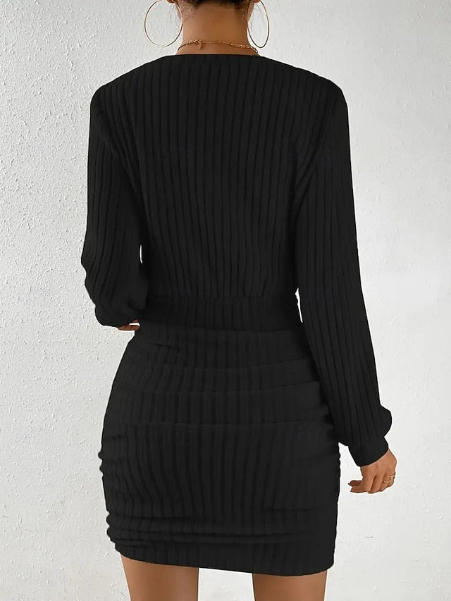 Women's Mini Dress Sheath Dress Casual Daily Regular Fit