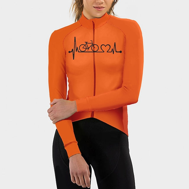 21Grams Racing Cycle Heartbeat Women's Long Sleeve Cycling