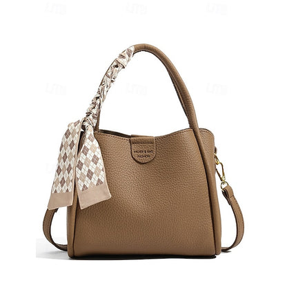 Handbag Bag Bags Shoulder Crossbody Women's Bucket PU