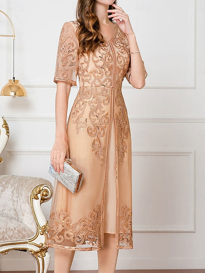 of Chinese Mother Bride Wedding Dress Guest the Elegant