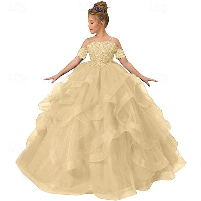 Girls' Princess Kid's Dress Girl Flower