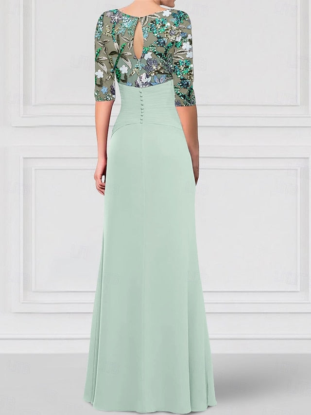 Sparkle of the SkyBeaded Dress Mother Bride Gown A-Line