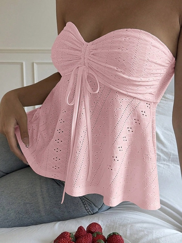 Women's Camisole Tank Top Solid Color Elegant Daily Stylish