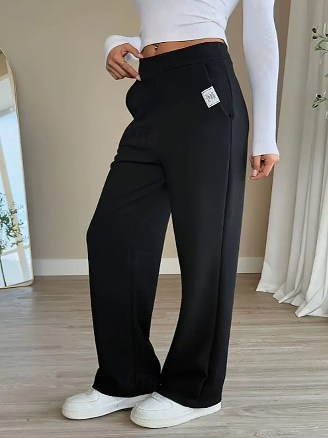 Women's Culottes Wide Leg Chinos Streetwear Casual Full