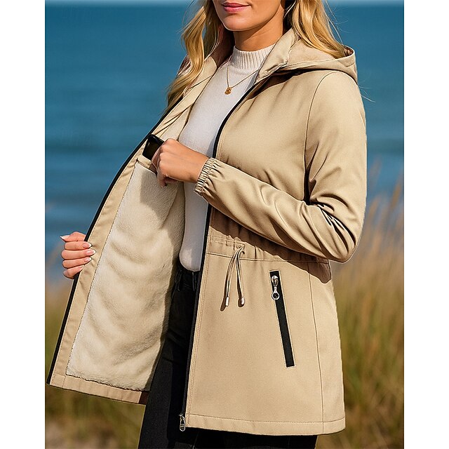 Women's Hiking Jacket Fleece Jacket Winter Coat Thermal