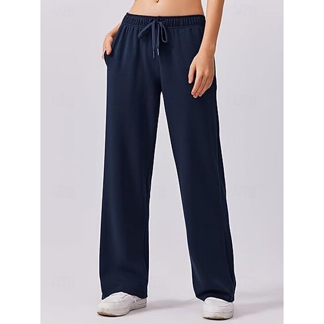 Women's Pants Sets Long Sleeve V Neck Solid Color