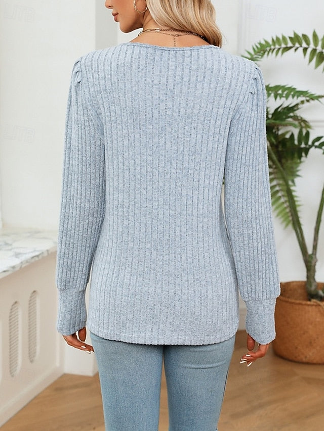 Women's Sweater Pullover Daily Stylish Casual Color Block