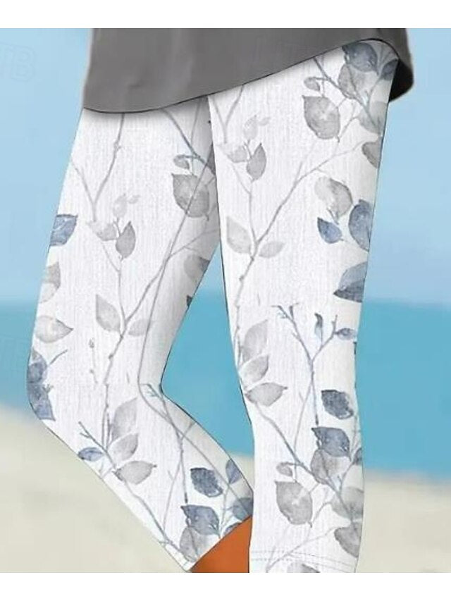 Women's Leggings Capri Pants High Elasticity Fashion Full