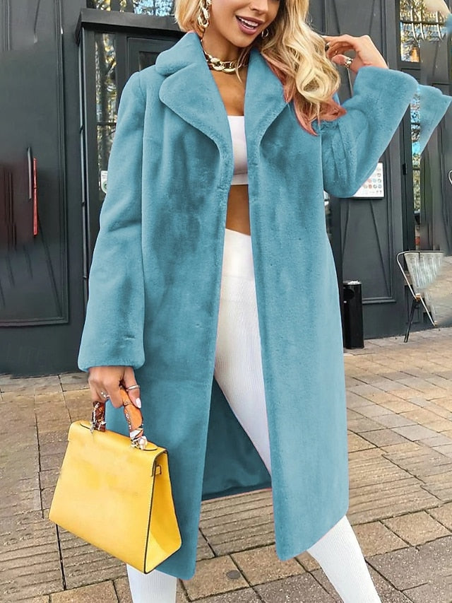 Comfortable Faux Warm Coat Furs Women's Fur