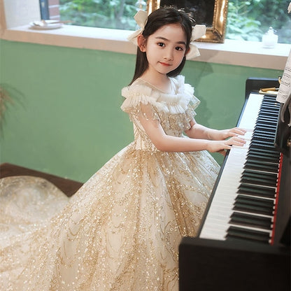 Girl Princess Flower Dress Kid's Girls'