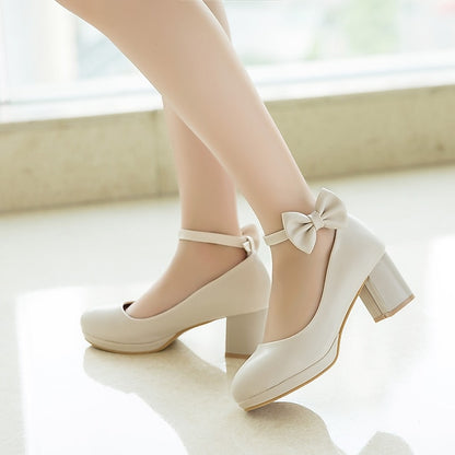 White for Bow Jane Shoes Girls' - Perfect Weddings Mary