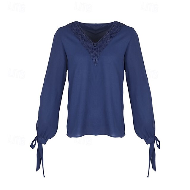 Solid Women's Top Cut Blouse Out Silky Tops Satin Elegant