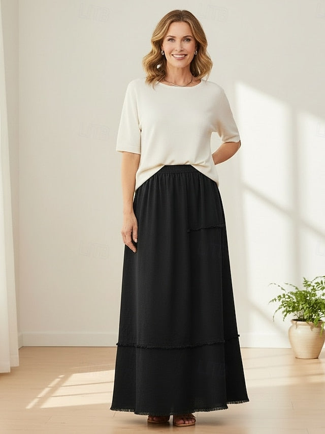 70% Linen Women's Linen Skirts Cotton Linen Skirts Casual