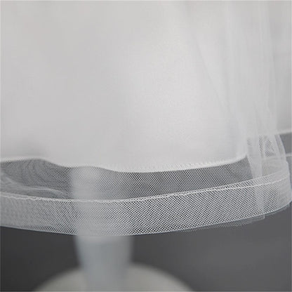 Dress Toddler Sleeveless Party Girls' Solid Color