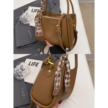 Handbag Bag Bags Shoulder Crossbody Women's Bucket PU