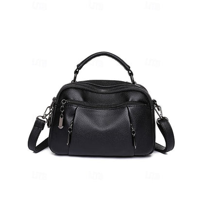 Crossbody Leather Faux Bag Women's
