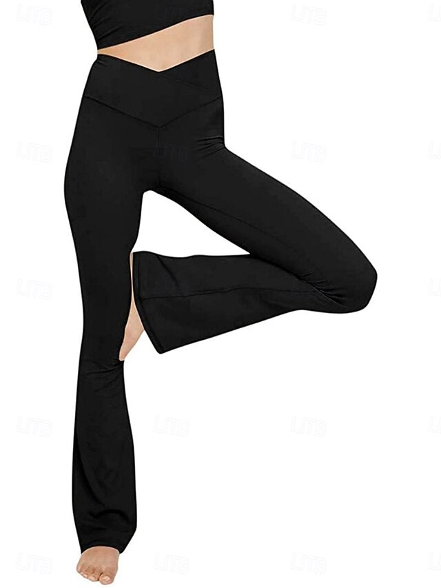 Women's Trousers Flare Leggings Fashion Streetwear Basic