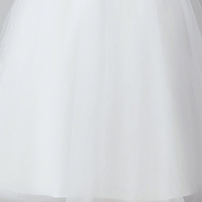 Kids Party Color Girl Girls' Dress Flower Solid