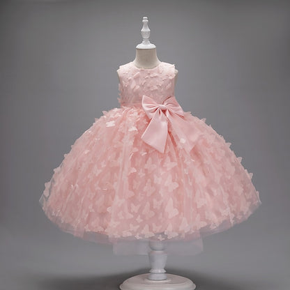 Butterfly Party Girl Dress Kids Girls' Flower