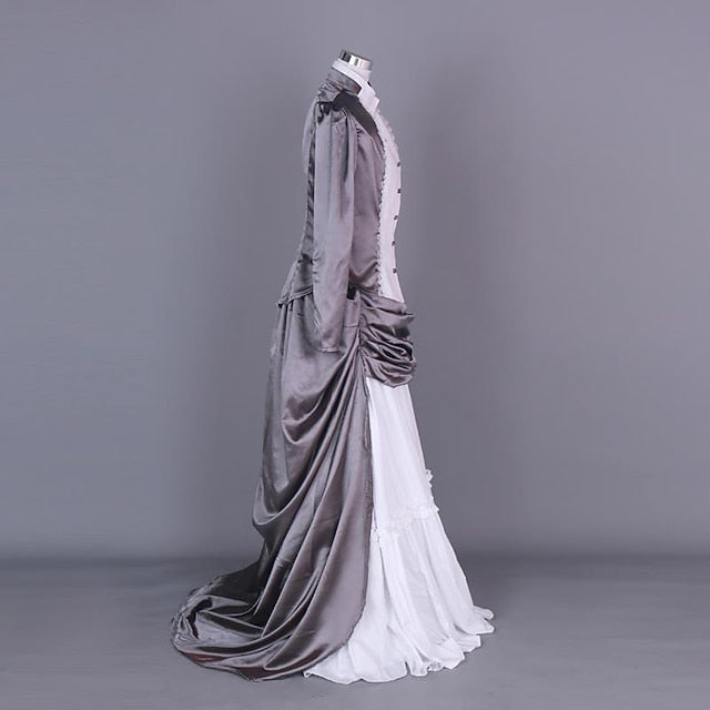 Top Dress Victorian 1910s Edwardian Floor Length Dress Outfits
