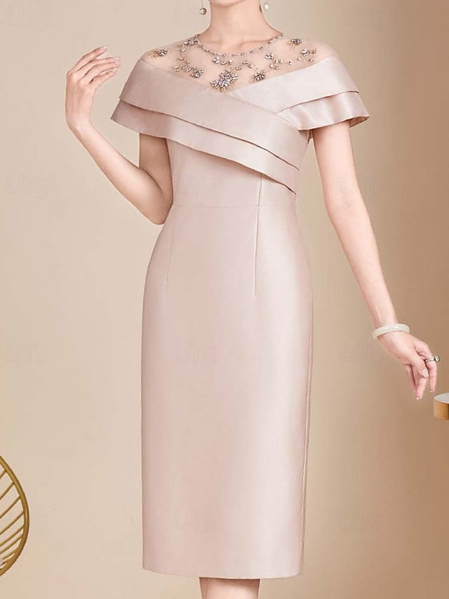of Elegant Bride Length Crew Vintage Tea Dress the Simple Mother