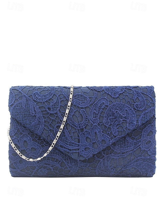Women's Clutch Lace Chain Bag Evening with Strap