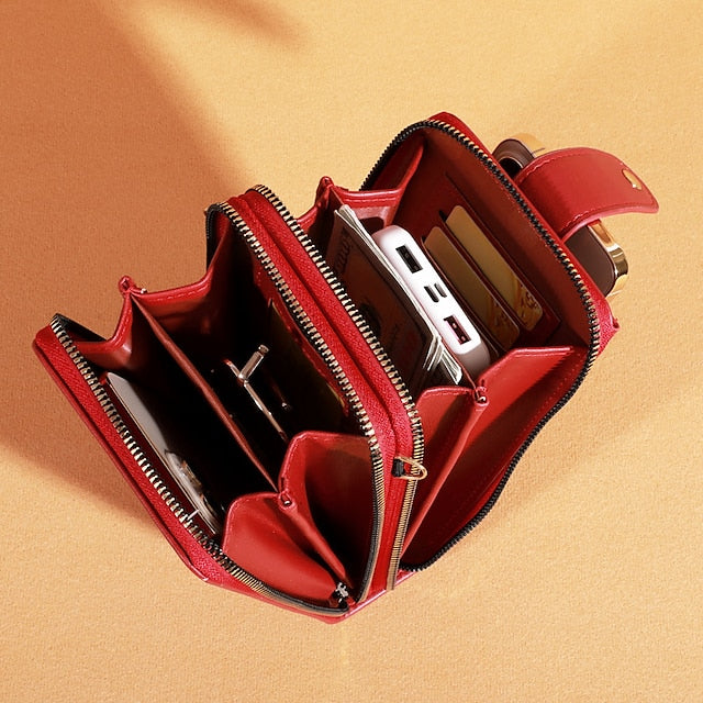 Mobile Phone PU Women's Bag Shoulder Crossbody