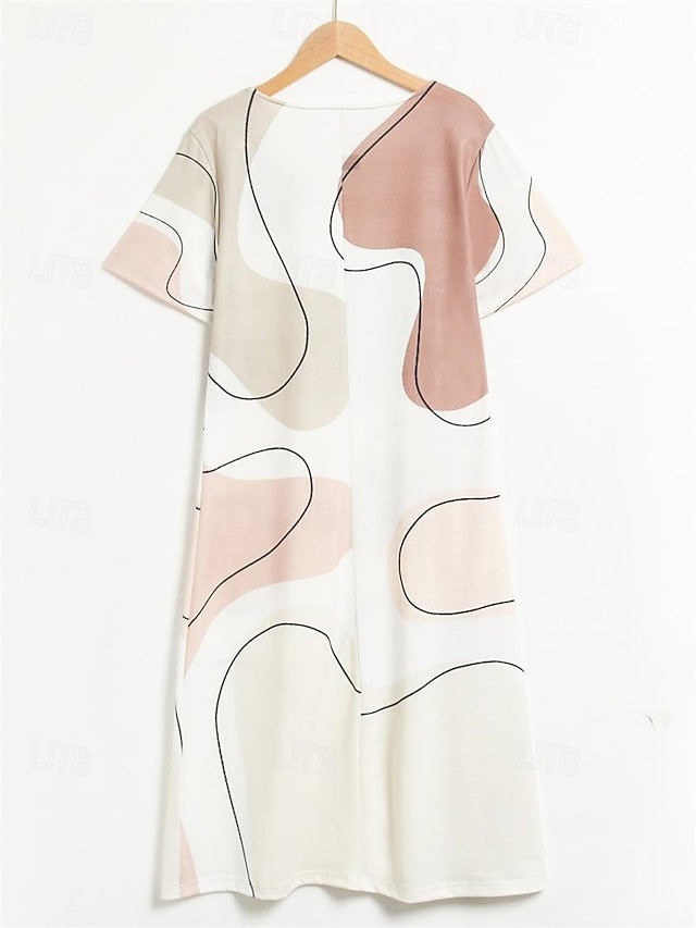 Women's Mini Dress T Shirt Dress Tee Dress Sundress Summer