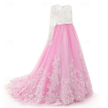 Kid's Girl Flower Dress Girls' Princess