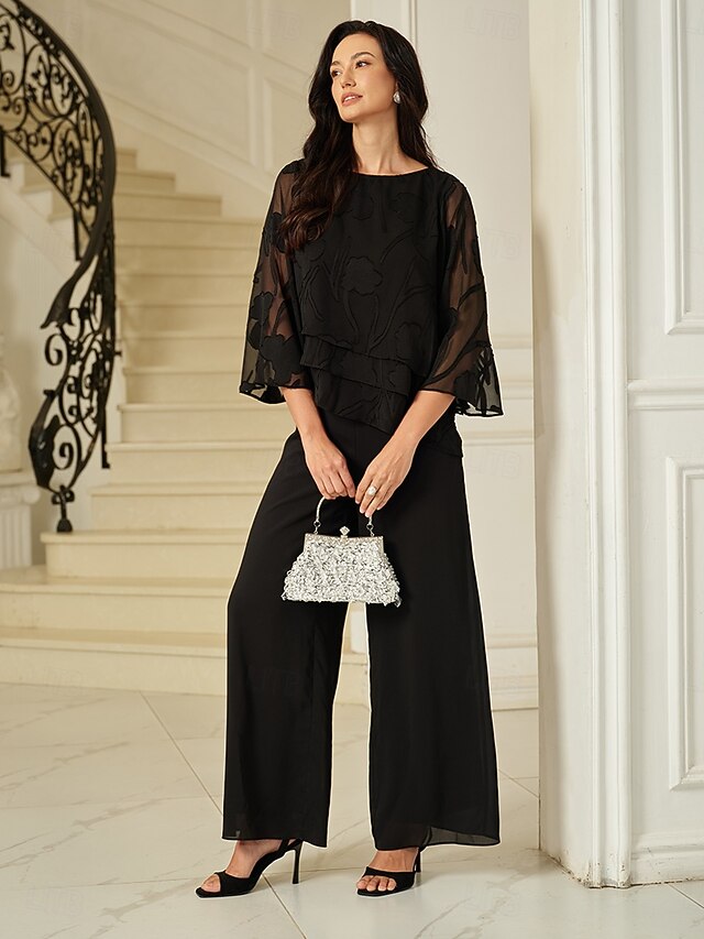 Women's Lace Shirt Blouse Dressy Tops Chiffon Tops