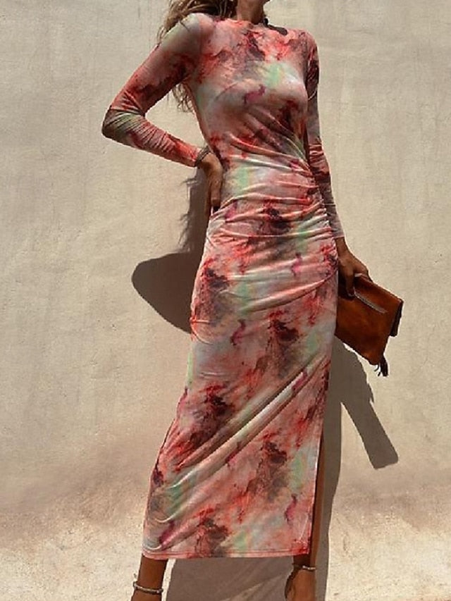 Women's Midi Dress Party Dress Cocktail Dress Sheath Dress