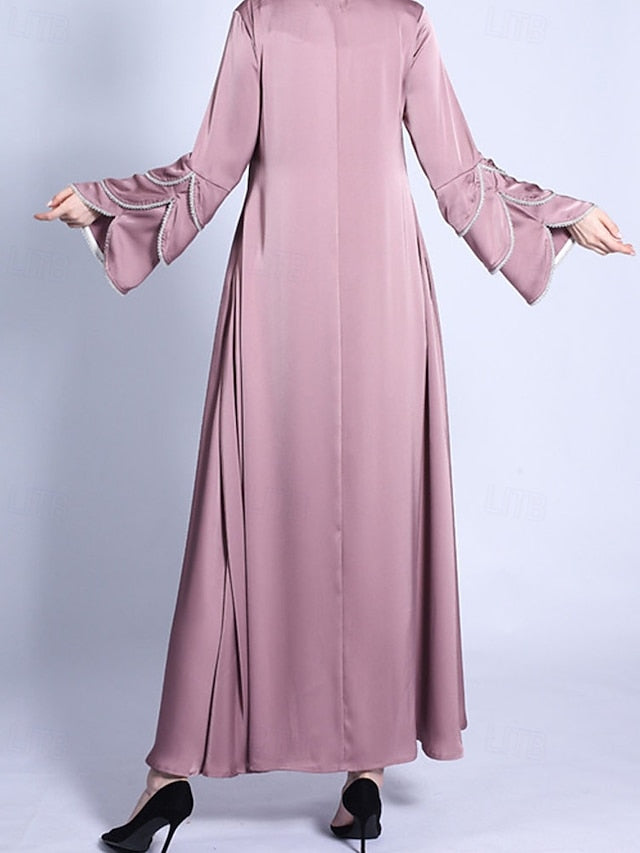 Women's Long Dress Maxi Dress Satin Dress Swing Dress