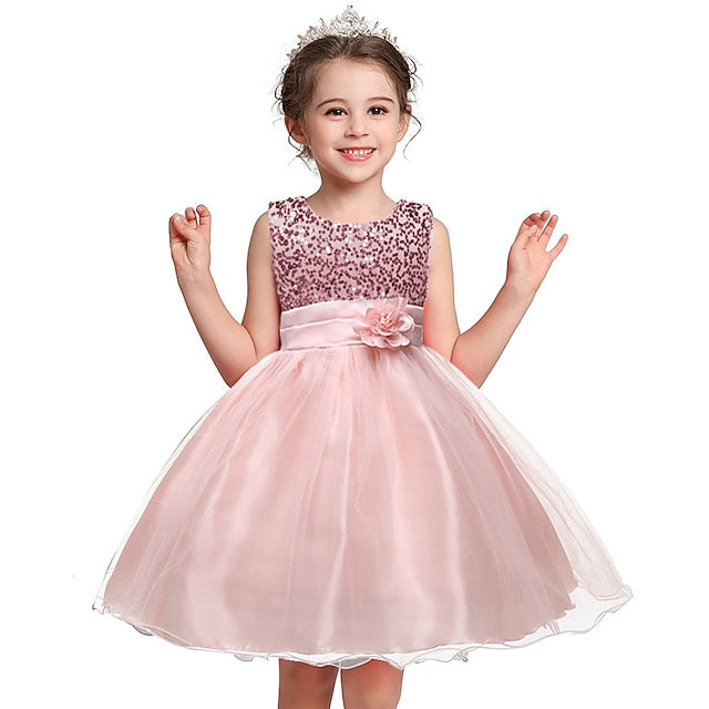 Girl Dress Flower Party Wedding Girls'