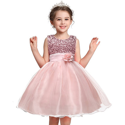 Girl Dress Flower Party Wedding Girls'